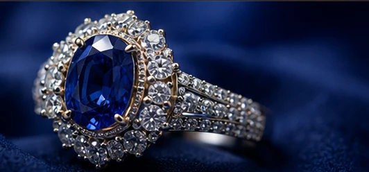 Blue sapphire ring
